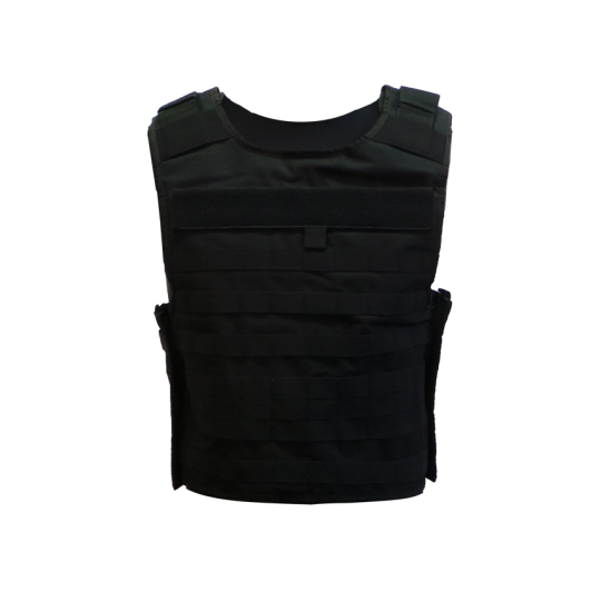 The tactical plate carrier vest with MOLLE system