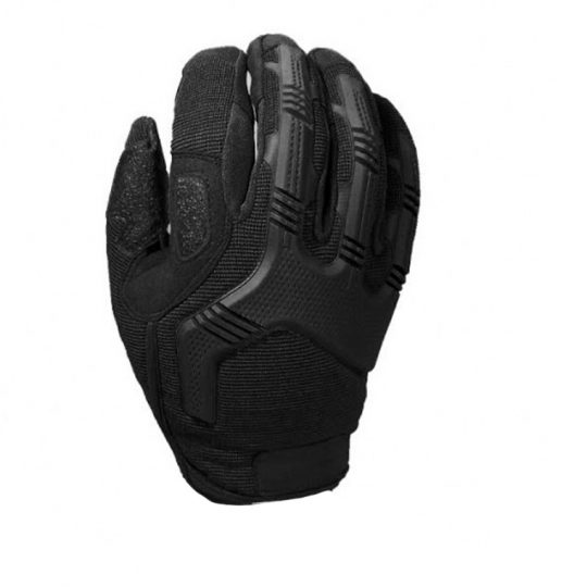 Guantes tácticos para airsoft con protección en nudillos color negro