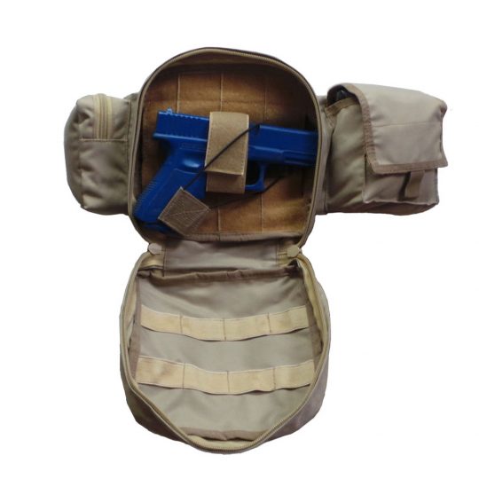 RiÃ±onera tÃ¡ctica MTP para ocultaciÃ³n de arma color tan (interior)